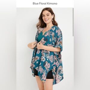 Blue Floral Kimono - Maurice’s